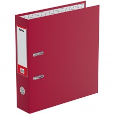 Папка-регистратор Berlingo "Standard", 70мм, бумвинил, с карманом на корешке, бордовая, AM4515
