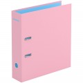 Папка-регистратор Berlingo "Haze", 80мм, матовая ламинированная, без уголка, без кармана, розовая, AMl80301