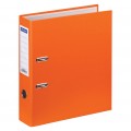 Папка-регистратор OfficeSpace, 70мм, бумвинил, с карманом на корешке, оранжевая, 270119