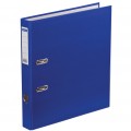 Папка-регистратор OfficeSpace, 50мм, бумвинил, с карманом на корешке, синяя, 162573