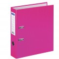 Папка-регистратор OfficeSpace, 70мм, бумвинил, с карманом на корешке, розовая, 289635