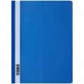 Папка-скоросшиватель пластик. СТАММ А4, 160мкм, синяя с прозр. верхом, ММ-32251