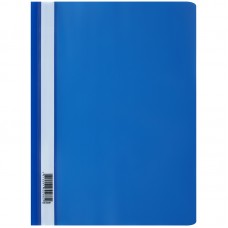Папка-скоросшиватель пластик. СТАММ А4, 160мкм, синяя с прозр. верхом, ММ-32251