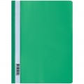 Папка-скоросшиватель пластик. СТАММ А4, 160мкм, зеленая с прозр. верхом, ММ-32252