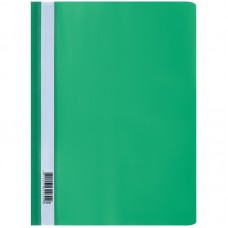 Папка-скоросшиватель пластик. СТАММ А4, 160мкм, зеленая с прозр. верхом, ММ-32252