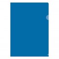 Папка-уголок OfficeSpace, синяя, 0,10 мм, Fmu15-11_882
