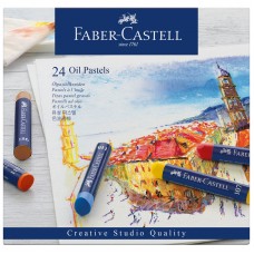 Пастель масляная Faber-Castell "Oil Pastels", 24 цвета, картон. упаковка