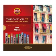 Пастель художественная Koh-I-Noor "Toison D or Soft 8517", 72 цвета, картон. упаковка