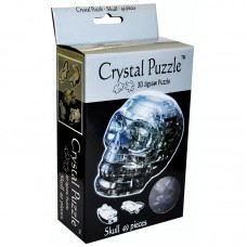 Пазл 3D Crystal puzzle "Череп черный", картонная коробка
