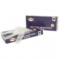Перчатки эластомерные Aviora, M, 100шт., картонная коробка