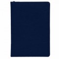 Ежедневник недатированный, А5, LITE CLASSIC, 136 л., твердая обложка, синий, ляссе, тонированная бумага