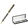 Шариковая ручка MANZONI TERAMO, черная, в футляре