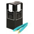 Ручка шариковая LOREX Grande Soft синяя 0,7 мм, прорезиненный корпус, ultra-soft touch, бирюзовый металл
