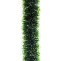 Мишура, 1 штука, диаметр 100 мм, длина 2 м, зеленая с салатовыми кончиками, 73738