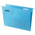 Подвесная папка OfficeSpace А4 (310*240мм), синяя, картон, КОМПЛЕКТ 10 шт.