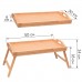 Столик поднос БАМБУКОВЫЙ складной для завтрака/ноутбука (50х30х24 см), DASWERK, 607870