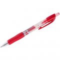 Ручка гелевая автоматическая Crown "CEO Jell" красная, 0,7мм, грип, AJ-5000R