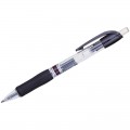 Ручка гелевая автоматическая Crown "CEO Jell" черная, 0,7мм, грип, AJ-5000R