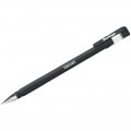 Ручка гелевая Berlingo "Velvet" черная, 0,5мм, прорезиненный корпус, CGp_50125