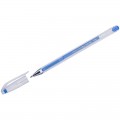 Ручка гелевая Crown "Hi-Jell Color" голубая, 0,7мм, HJR-500HB