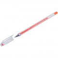 Ручка гелевая Crown "Hi-Jell Color" оранжевая, 0,7мм, HJR-500HB