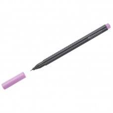 Ручка капиллярная Faber-Castell "Grip Finepen" светло-пурпурная, 0,4мм, трехгранная