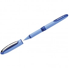 Ручка-роллер Schneider "One Hybrid N" синяя, 0,7мм, игольчатый пишущий узел, одноразовая