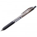 Ручка гелевая автоматическая Crown "Quick Dry" черная, 0,5мм, грип, с быстросохнущими чернилами, QD-018