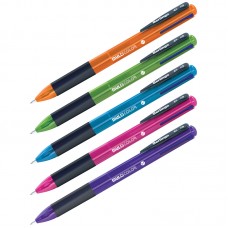 Ручка шариковая автоматическая Berlingo "Multicolor" 4цв., 0,7мм, ассорти, CBm_07180