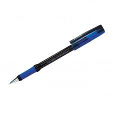 Ручка шариковая масляная Berlingo "I-10 Nero" синяя, узел 0,4мм, линия 0,3мм, игольч. наконечник, CBp_40020