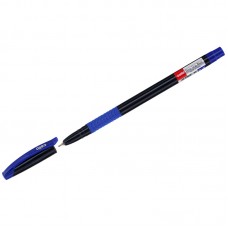 Ручка шариковая масляная Cello "Slimo Grip black body" синяя, 0,7мм, грип, штрих-код, 2662