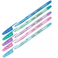 Ручка шариковая масляная Berlingo "Tribase Pastel", синяя, узел 0,7мм , толщина 0,5 мм, CBp_70942