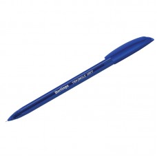 Ручка шариковая масляная Berlingo "Triangle 100T" синяя, узел 0,7мм, линия 0,5 мм, резиновый грип, CBp_07105