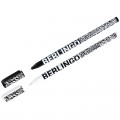 Ручка шариковая Berlingo "Monochrome" синяя, 0,7мм, рисунок на корпусе, ассорти, CBp_07S01