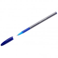 Ручка шариковая масляная Cello "Office Grip" синяя, 0,7мм, грип, штрих-код, 353