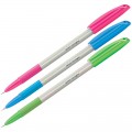 Ручка шариковая масляная Berlingo "Perlamutik Pro" узел 0,7мм, линия 0,5мм, синяя, игольч, грип, CBp_70743
