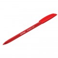 Ручка шариковая масляная Berlingo "Triangle 100T" красная, узел 0,7мм , толщина 0,5 мм, трехгран., игольчатый стержень, CBp_07108