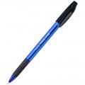 Ручка шариковая масляная Cello "Tri-Grip blue barrel" синяя, 0,7мм, грип, штрих-код, 747