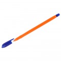 Ручка шариковая СТАММ "VeGa. Orange" синяя, 0,7мм, оранжевый корпус, РШ111
