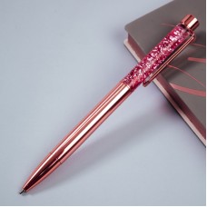 Ручка шариковая автоматическая MESHU "Rose sand" синяя, 1,0мм, MS_94086