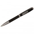 Ручка шариковая Delucci "Vivo", синяя, 1мм, цвет корпуса -  черный/серебро, поворот., подар.уп., CPs_11629