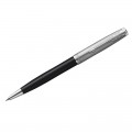 Ручка шариковая Parker "Sonnet Sand Blasted Metal&Black Lacquer" черная, 1,0мм, поворот., подарочная упаковка, 2146867