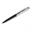 Ручка шариковая Parker "51 Black CT" черная, 1,0мм, поворот., подарочная упаковка, 2123493