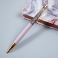 Ручка шариковая автоматическая MESHU "Lilac sand" синяя, 1,0мм, MS_94123