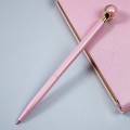 Ручка шариковая автоматическая MESHU "Pink pearl" синяя, 1,0мм, MS_93904