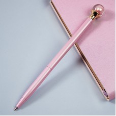 Ручка шариковая автоматическая MESHU "Pink pearl" синяя, 1,0мм, MS_93904