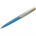 Ручка шариковая Parker "51 Turquoise GT" черная, 1,0мм, поворот., подарочная упаковка, 2169080