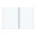 Тетрадь 24 л. BRAUBERG ЭКО "5-КА", линия, обложка плотная мелованная бумага, ЗЕЛЕНАЯ, 403004