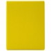Тетрадь на кольцах А5 180х220 мм, 80 л., обложка ПВХ, клетка, BRAUBERG, желтый, 403912