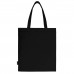Сумка-шоппер BRAUBERG PREMIUM, канвас, 40х35 см, на кнопке, карман, черный, Anime face, 271903